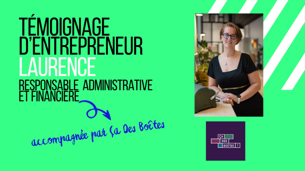 Laurence responsable administrative et financière